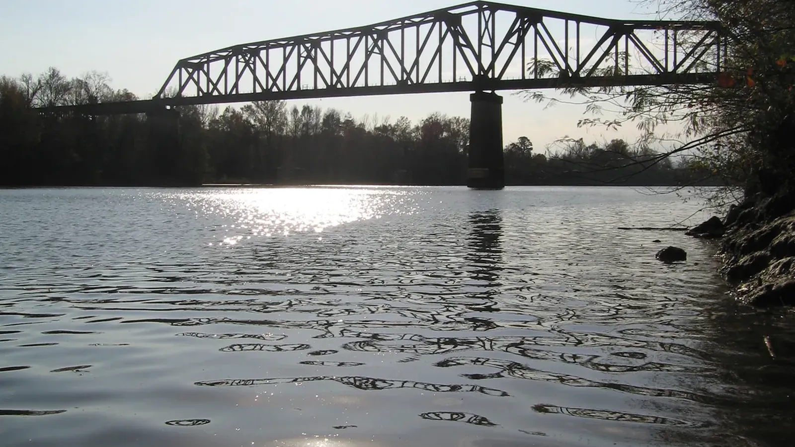 Black Warrior River in Tuscaloosa Alabama